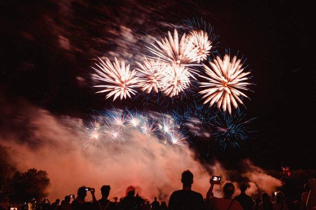 Fireworks Display in Belper